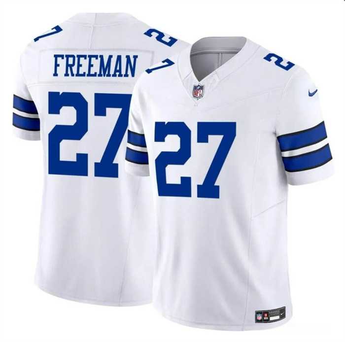 Men & Women & Youth Dallas Cowboys #27 Royce Freeman White 2023 F.U.S.E Vapor Limited Football Stitched Jersey